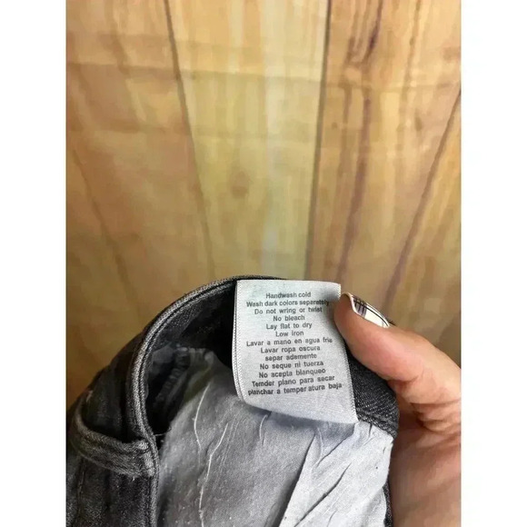 Judy Blue Distressed Washed Out Black Skinny Jeans Women's Size 15/32 NEW - Picture 11 of 12